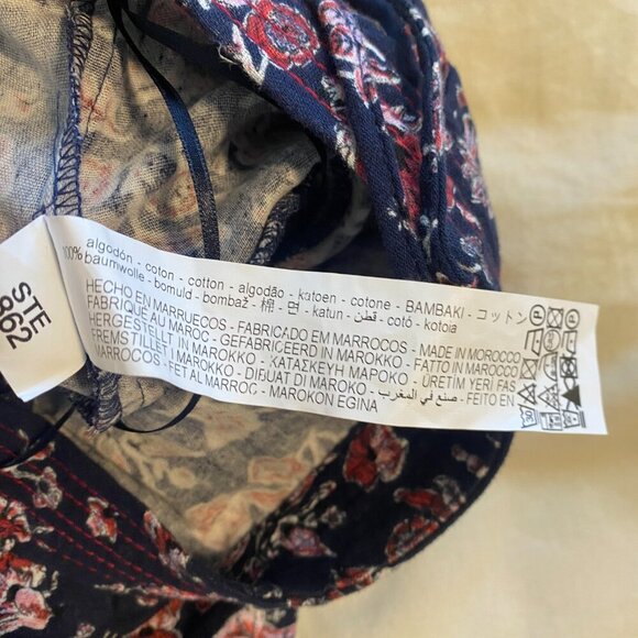 NWT Zara Floral Cami Shirt Crop Top Tank Size XS - Picture 7 of 7